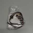 Leather Dog Collar, Heavy Duty Wide Dog Collar for Small,Medium,Large and Extra Large Dogs (M: 1" Wide for 15.2"-19.2" Neck, Dual Stitch - Brown)