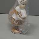 Braxio Christmas Decorations Indoor Gingerbread Decor - Resin Mrs. Santa Claus with Gingerbread House in Hand Room Decor Aesthetic 5.5 * 4.5 * 9 Inch