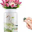 3D Puzzle Vase, 162 Curved Pieces DIY Flower Vase Craft Kit & 3D Puzzles for Adults, Creative Jigsaw Art Project Home Dcor Centerpiece, (D-Jade Bamboo)