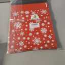 Shop4Mailers Christmas Poly Mailers 10x13 Inch  100 Pack Snowflake Waterproof Shipping Bags for Small Business, 2 Mil Self-Seal Mailing Envelopes, Durable Red Poly Mailers for Holiday Packaging