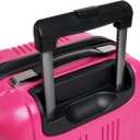 Kenneth Cole REACTION Out of Bounds Lightweight Hardshell 4-Wheel Spinner Luggage, Magenta, 20-Inch Carry On