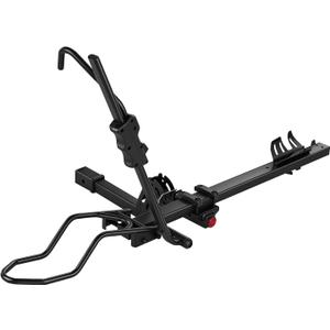 MEEVIZ 1 Bike Rack for Car SUV Truck RV, Single Ebike Rack for Tow Hitch, 100 lbs Capacity Hitch Bike Carrier for Mountain Bike, EBike, EMTB and Fat Tire, Fits 2" Receiver