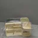 HBlife Makeup Organizer with Brush Holder for Vanity, Large Plastic Bathroom Countertop Organizer Skin Care Storage, Easy to Store Lipsticks, Nail Polishes, Perfumes, Eyeshadow Palettes, Beige