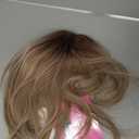 Hair Topper 12inch Clip in Synthetic Hair Toppers for Women with Thinning Hair Lightweight and Breathable 6.5"X6.5" Big Base Toppers Hair Pieces for Women Daily Wear Ombre Blonde with Dark Root