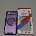 Design for iphone 17 AIR Case with 360 Rotating Ring Kickstand/Stand Compatible with MagSafe [Military-Grade Drop Protection] Shockproof Phone Cover Cover for iphone 17 AIR 5G 2025 6.7 Inch - Purple