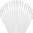 47.25" Fiberglass Flexible Rods for Worship Flags, Flexi Rod for Praise Flags, Dance Flag Pole, 20Pack