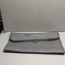 Dog Food Mat - Silicone Dog Mat for Food and Water - 36" x 24" Large Pet Feeding Mats with Residue Collection Pocket - Waterproof Dog Cat Bowl Mat with High Edges to Prevent Water Food Spills (Gray)