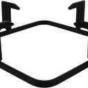 Uonlytech Gas Stove Burner Covers Cast Iron Wok Support Ring, 20. 7cm Square Gas Burner Rack Stove Trivets Cooktop Range Pan Holder Stand Stove Rack for Kitchen Camping Gas Cooker Cast Iron Wok