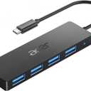 Acer USB C Hub 4 Ports, Multiple USB 3.0 Hub, USBC Splitter for Laptop with TypeC Power Port, Extender for Type C Port Laptop, PC, Desktop and More (USB-C, 0.7ft)