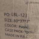 CYMULA Memory Foam Camping Mattress Pad,Sleeping Pad for Camping,Non-Slip Bottom Floor Car Mattress Bed with Retaining Portable Roll up Mattress Pad Mat for Travel Truck Guest Bed Tent, PURPLE, Twin XL:80*38*3 