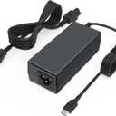 Laptop Charger 65W USB C Power Adapter Compatible with Dell Chromebook 3100 3300 3380 3400 3500 5190 5300 5400 7200 Latitude 5420 5520 5320 7410 7310 2-in-1 P28T P29T P30T Laptop Type C