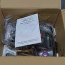 JIGOO T600 Bed Vacuum Cleaner with UV-C Light, 15Kpa Suction 700W Powerful Double Cup Handheld Vacuums, Mattress Vacuum Cleaner with Smart Dust Sensor, Ultrasonic & Heating Tech, HEPA Filter - Corded