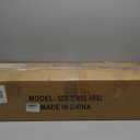 2 Pack 4 Ft Entrance Christmas Tree in Wood-Like Box Base, Artificial Potted Xmas Tree with 60 LEDs Warm White Light Timer Waterproof Battery Box 140 White Tipped Branches Pinecones Berries for Door