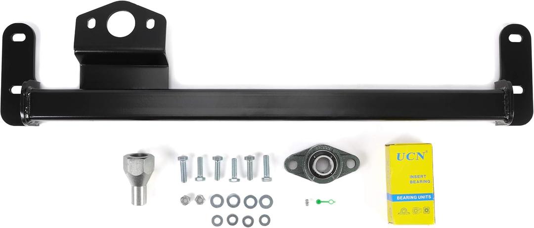 ECOTRIC Steering Gear Box Stabilizer Bar Brace Compatible With 2009-2022 Dodge Ram 2500 3500 4WD