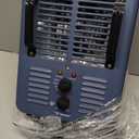 Milkhouse Space Heater, 1300W/1500W Heater with Thermostat, 3 Heat Settings, Safe and Quiet Heater, Anti-Freezing Setting for Garage Workshop Warehouse, Blue