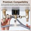 Enhon 1 Pack Replacement Hose Kit Compatible with Moen 114299 113016, Widespread Bathroom Sink Faucet Replacement Hose Kit Compatible with Duralock Connections, Easy No Tool Installation, Leakproof