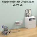 26.1V Replacement for Dyson Charger Compatible with Dyson V6 V7 V8 Car+Boat Cordless Vacuum (Not for V10/V11/V12 Models), 5.9FT Cord