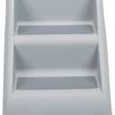 TRIXIE 3 Step Pet Stairs, Lightweight and Collapsible, Easy to Store, Non-Slip Treads, Gray (21.25x13.25x15.25)