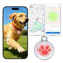 2026 Now GPS Tracker for Pet, No Monthly Fee & No SIM Card Needed | Real-Time Tracking for Dogs, Cats & Small Animals | Lightweight Design | Long Battery Life | Compatible with iPhone & Android