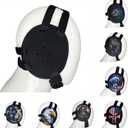 ROAR-INT BJJ Ear Guard New Easy to Adjust Design Wrestling Protective Headgear Wrestling Ear Guard MMA Jiu Jitsu (Black)