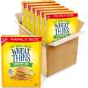 Wheat Thins Reduced Fat Snacks, Whole Grain Wheat Crackers, Bulk Snack Crackers, Family Size, 6 - 12.5 oz Boxes (EXP 04/17/26)