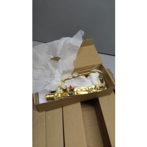 Prime-Line Products C 1283 Sliding Door Handle Set, Brass, 5 Pack