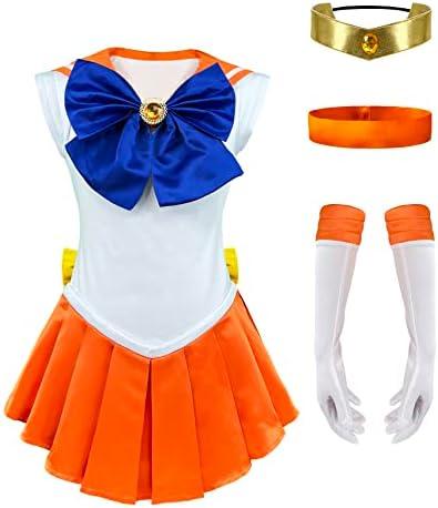 Sinkawa Jackets Anime Outfits Moon Cosplay Costume For Women Girls S(Kids)