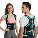 SUJEB Posture Corrector for Women and Men, Invisible Full Back Support Brace, Breathable Mesh, Shoulder Straightener for Back and Neck Pain Relief, Scoliosis, Medium (M)