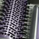 5 in 1 Hot Air Styler- Blowout Brush Hair Dryer Set for Salon Blowouts, Smooth Curls, Volumizing and Straightening, Professional Hair Styler Set, Anti-Frizz, Compact Design with Travel Bag (Purple)