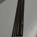 KAMANINA 1 Inch Curtain Rod Telescoping Single Drapery Rod 36 to 72 Inches (3-6 Feet), Antique Bronze Curtain Rods for Windows 24 to 68 Inches, Netted Texture Finials