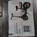 Gyroor 1000W Foldable Electric Scooter - Seat, Dual Baskets, Long Range