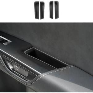 4PCS Car Door Organizer Tray for NX 2022 2023 2024 2025 Front & Rear Door Pocket Inner Organizer Trays TPE for NX 250 NX 350 NX 350h 450h+ Accessories Black