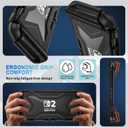 for Nintendo Switch 2 Case 2025 [Built-in Screen & Lag-Free Touch] [Magnetic Joy Con Controllers Friendly],360Shockproof Design Cover Accessories for Nintendo Switch 2 & 2 X Thumb Grip