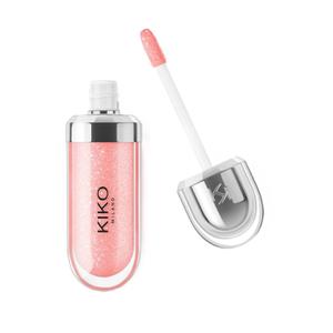 KIKO Milano 3D Hydra Lip Gloss  High Shine, Hydrating, Plumping, Non-Sticky, Moisturizing Lip Makeup (04 Pearly Peach Rose)