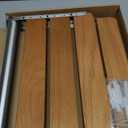 Foldable Shower Seat Wall Mounted, Folding Shower Bench for Small Shower Spaces, 400lbs Max Load for Inside Shower, 16" (Yellow)