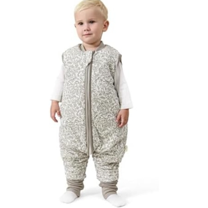 Baby Sleep Sack 6-12 Months, 2.5 TOG Warm Cotton Sleep Sack with Detachable Long Sleeves, Winter Wearable Blanket for Cold Nights, 2-Way Zipper Toddler Sleeping Sack, Hot Air Balloon