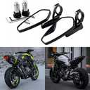 Black 7/8" Bar End Motorcycle Mirror Rearview CNC Motorcycle Mirrors Compatible With Honda GROM MXS125 CB500F Yamaha MT-03 MT-07 FZ-07 MT-09 MT-10 Z125 pro Z650 Z750 and More