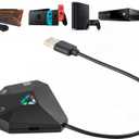 Arvin Keyboard and Mouse Adapter for Nintendo Switch/PS4/PS3/Xbox One/Xbox 360 Consoles, Switch Adapter Support Custom Mapping & Mouse Sensitivity Adjustment, Wired Keyboard and Mouses Converter