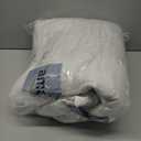 White Queen Size Quilted Blanket Thin Comforter Bed Cover for All Season 90x90 inches