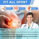 3 x Patellar Tendon Support Strap, Knee Brace for Men Women - Patella Bands Pain Relief for Basketball, Pickleball Running Hiking (2 Pack) (Beige)