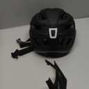 Bike Helmet for Adults, Lightweight Mountain Bicycle Helmet with USB Rechargeable LED Rear Light, Removable Sun Visor for Women, Men, Suitable for Cycling and Commuting (Large (23-24in), Black)