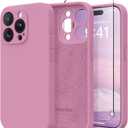 Magnetic for iPhone 14 Pro Case, Compatible with MagSafe, [Full Camera Protection][Screen Protector] Silicone Shockproof Protective Phone Case for iPhone 14 Pro 6.1", Blackcurrant