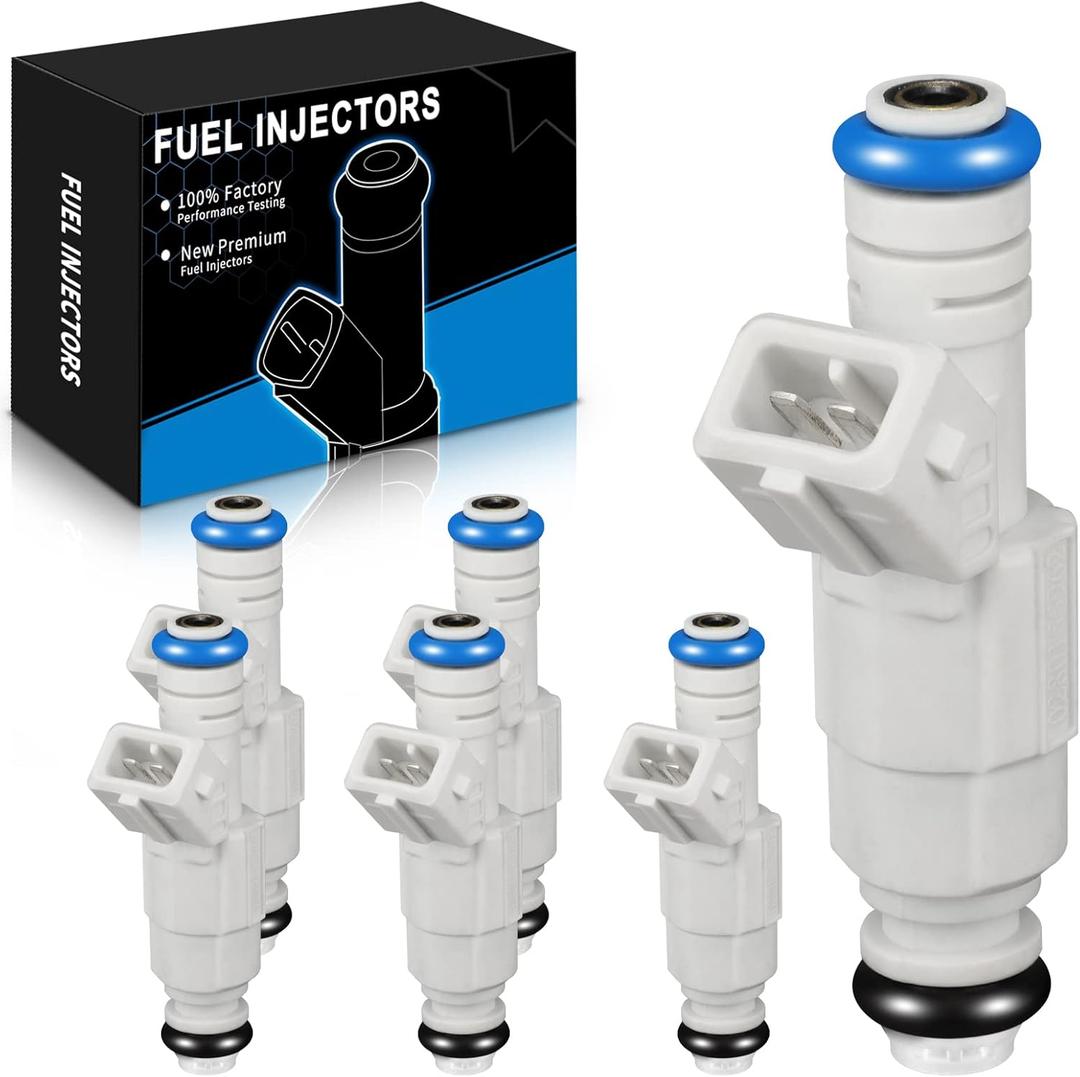 SZKAIDAG 0280155962 4.0L Explorer Ranger B4000 Fuel Injectors Set of 6 Compatible with for:-Ford Explorer 1999 2000, Ranger 1998 1999 2000, for:-Mazda B4000 1998 1999 2000 2001, Replaces for 842-12205
