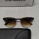 Ray-Ban RB3016 Clubmaster Classic Square Sunglasses for Men for Women