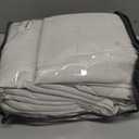 100% Blackout Curtains for Living Room, 96 Inch Curtains 2 Panel Set Light Blocking, Back Tab & Rod Pocket Thermal Insulated Drapes Bedroom Windows Home Decor(52W  96L inch, Greyish White)