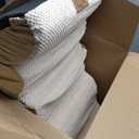 Dog Stairs for Small Dog 22.6" H, Curved Pet Step for Puppy, Older Cat, Medium Pet Ramp for High Bed, Ladder with High Density Foam, Durable, 5 Step, 15.7x33x22.6 inch, Beige