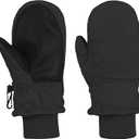 American Trends Toddler Mittens Boys Snow Waterproof Ski Mitten Fleece Warm Winter Kids Gloves for Baby Boy Girl (XS (fits 1-2 year)