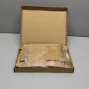 SULALIN 20 Pack Rectangular Gift Boxes with Clear Window Lids,8.2"x5.9"x1.9" Cardboard Boxes with Twine & Tags for Bridesmaid Proposal,Kraft Gift Wrap Boxes Packaging For Chocolate (brown,kraft)