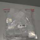 50Packs Small Clear Storage Containers,Mixed Empty Mini