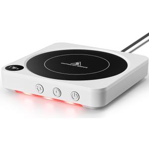 Mug Warmer - 36W Coffee Mug Warmer for Desk with Temperature Display, 2-12Hrs Auto Shut Off, Smart Candle Warmer - Ideal Coffee Gifts Accessories Keep Beverages Coffee Warmer (White)